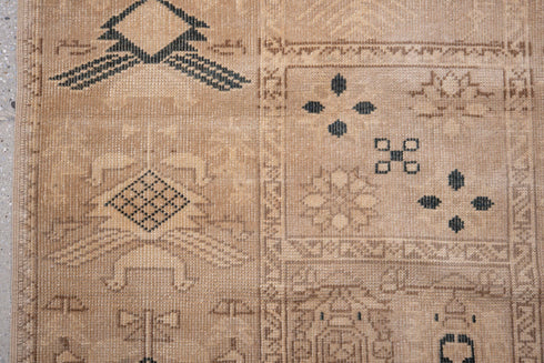 Antique Oushak Runner Rug (2' x 10')